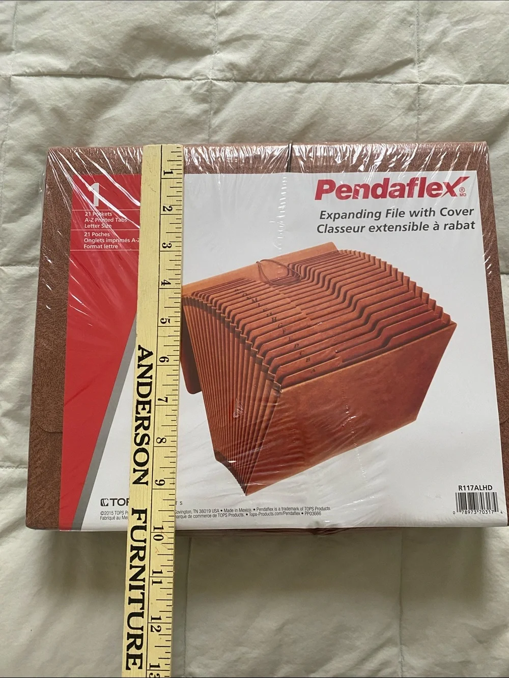Expanding File with Cover - Brown